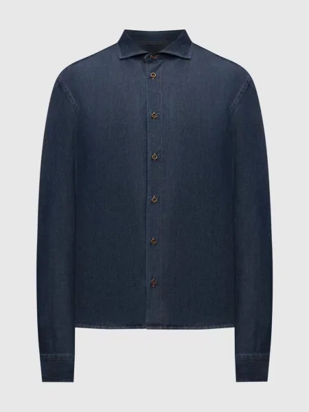 Джинсова сорочка Peserico синя