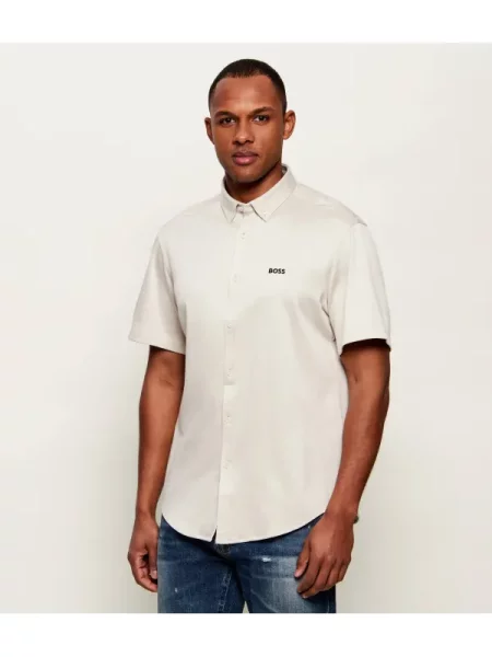 BOSS GREEN Cămașă ST_Motion S | stretch bej
