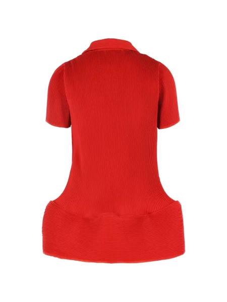 Tricou polo Melitta Baumeister tricotate roșu