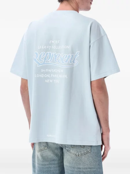 Tricou Represent cu imagine albastru