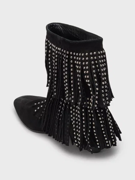 Сапоги Saint Laurent черные