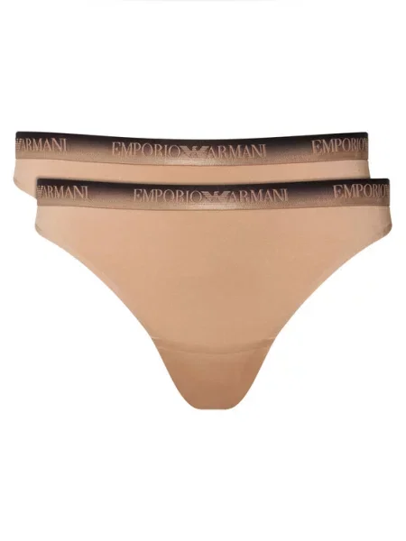 Emporio Armani Underwear Tanga szett bézs