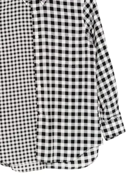 Košulja Comme Des Garçons karirana crna