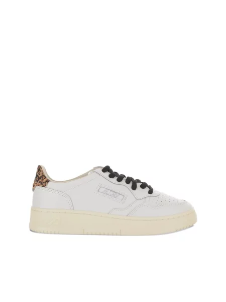 Sneakersy Autry na platformie brązowe