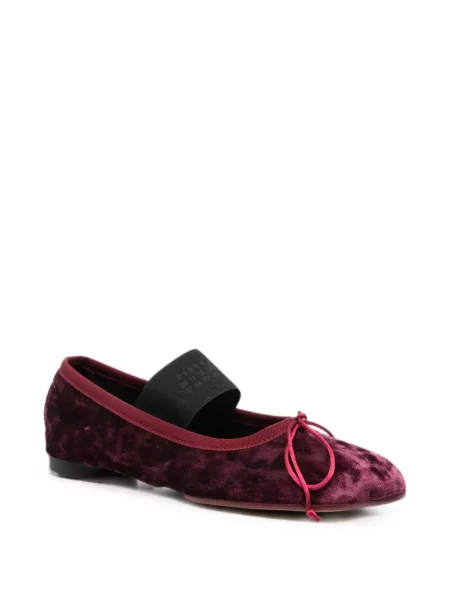 Balerini Mm6 Maison Margiela cu bretele violet