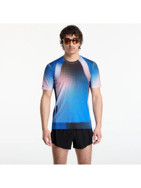 Tricou SOAR Printed Tech T Blue/ Black Dots L negru