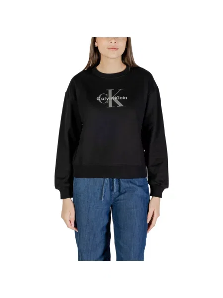 Calvin Klein Jeans Majica dugih rukava Monologo crna