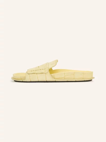 Jacquemus Klapki Les Sandales Mocassin gelb