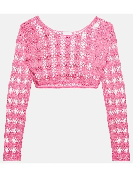 Top Anna Kosturova o krotszym kroju różowy