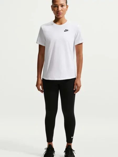 Nike Sportswear basic tričko s bavlnou Club Essentials bílé