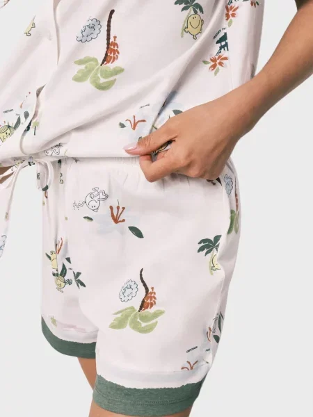 Пижама Women'secret с принтом белая