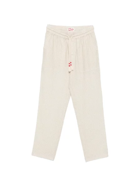 Pantaloni Mc2 Saint Barth cu imagine cu imprimeu geometric