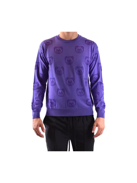 Sweter Moschino fioletowy