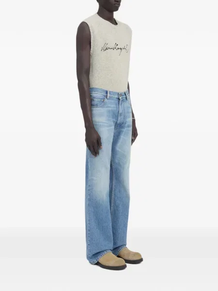 Blugi Mm6 Maison Margiela albastru