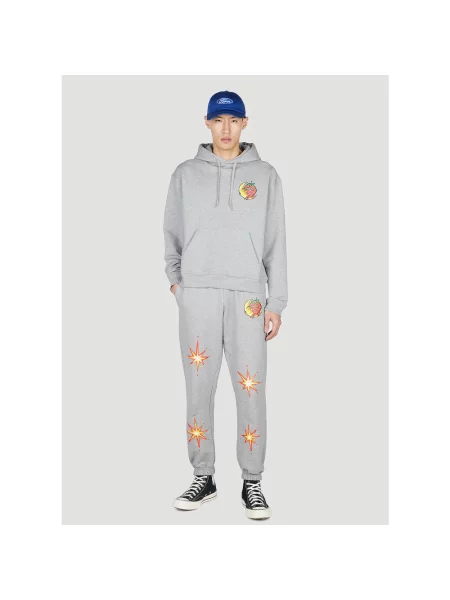 Bluza z kapturem Sky High Farm z kapturem szara
