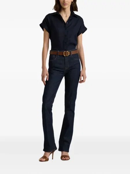 Scurt cămașă Lauren Ralph Lauren albastru