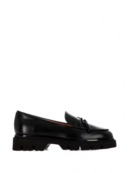 Pantofi loafer Status din piele negru