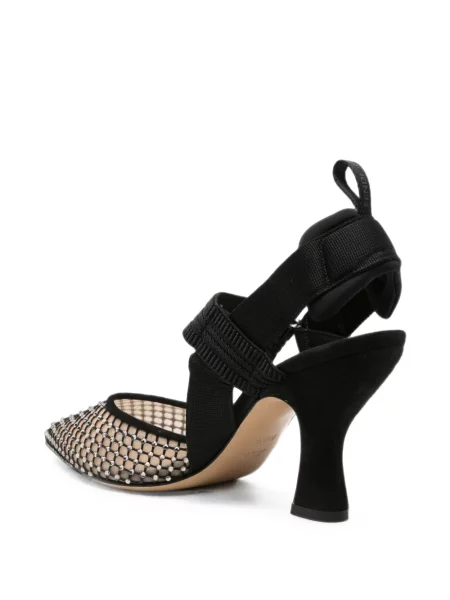 Pantofi cu toc Fendi din piele negru