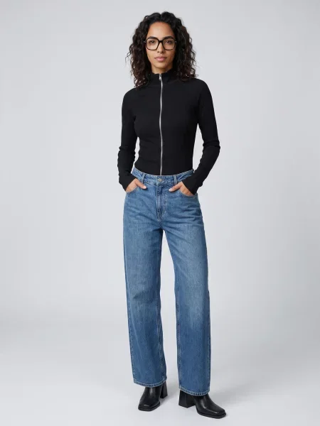 Široké džínsy G-star Raw modrá