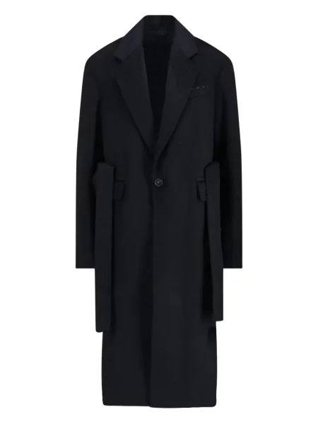 Cu centură palton Setchu negru