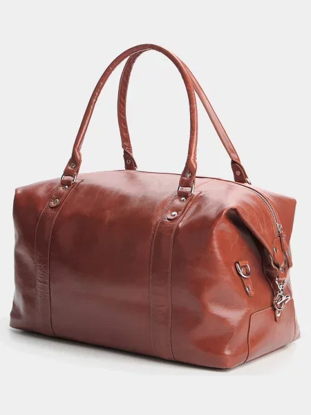 Кожаная сумка Shvigel коричневая