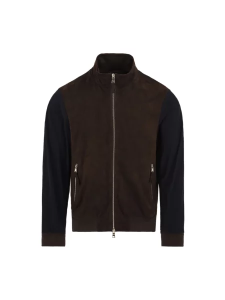 Kurtka skórzana The Jack Leathers brązowa