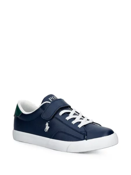 Sneakersy dziecięce Polo Ralph Lauren niebieskie