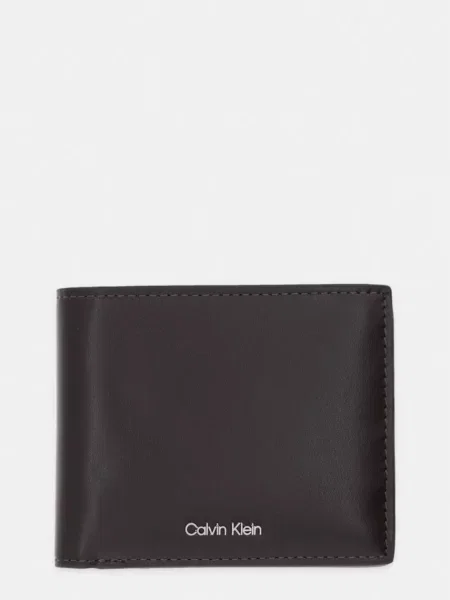 Calvin Klein Peňaženka tmavohnedá hnedá