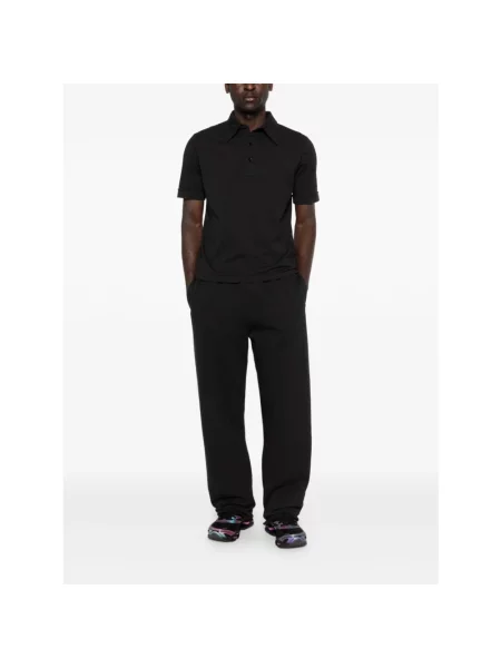 Koszulka polo Mm6 Maison Margiela czarna
