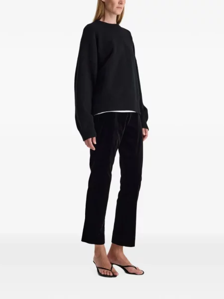 Pantaloni Róhe de catifea negru