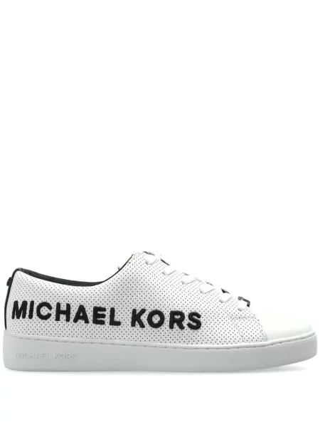 Кожени маратонки Michael Michael Kors бродирани черно