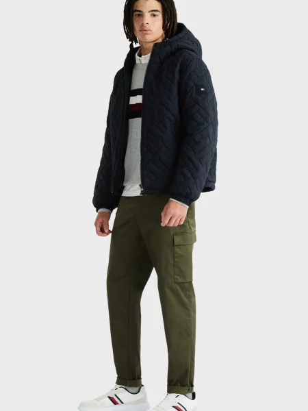 Стьобана куртка Tommy Hilfiger синя
