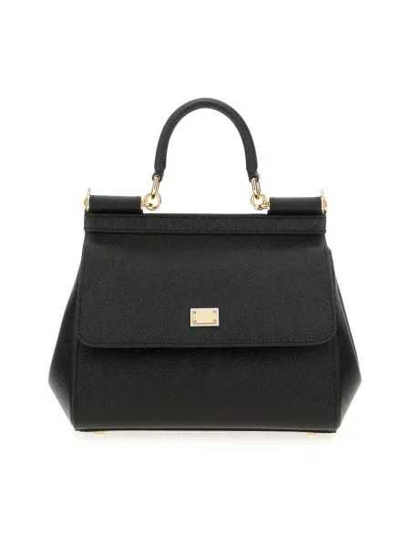 Torebka Dolce And Gabbana zamszowa czarna