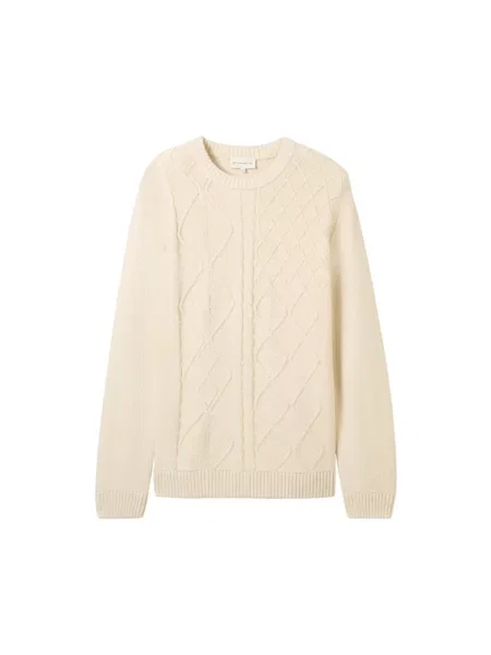 Sweter Tom Tailor beżowy