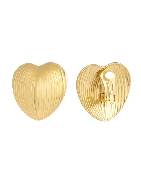 Cala Rose Cercei GLOW HEART auriu roz