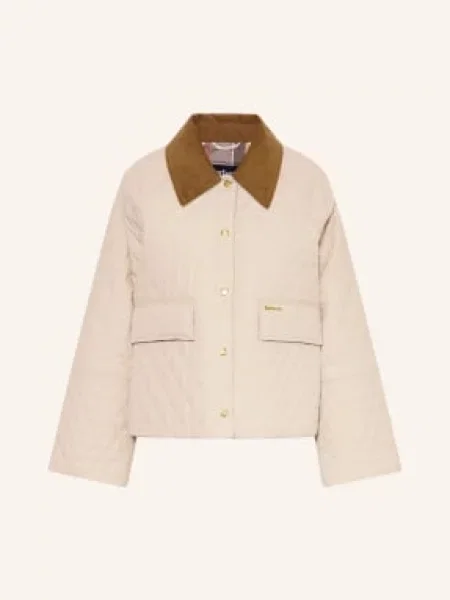 Barbour Kurtka Pikowana Kirby beige beżowa