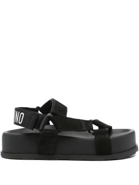 Sandale Moschino cu platformă negru