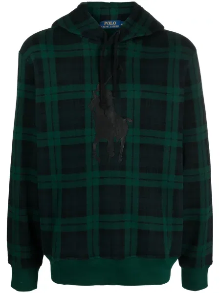 Strečové zateplené polotričko Polo Ralph Lauren s potiskem modré