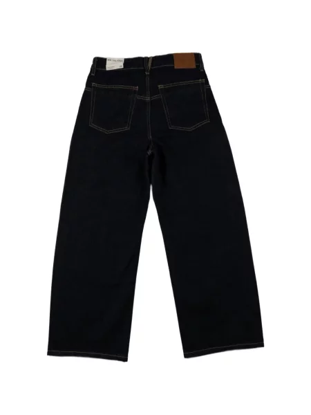 Blugi boyfriend Free People albastru
