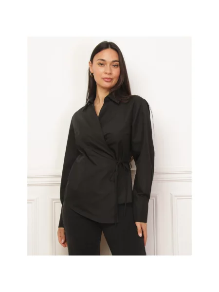 Top La Modeuse negru