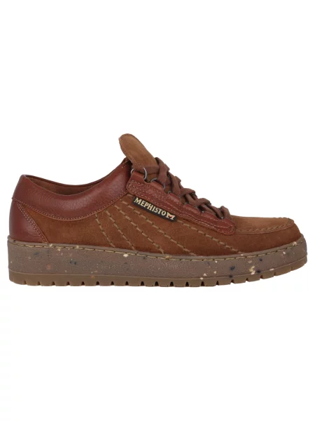 Sneakersy Mephisto zamszowe brązowe