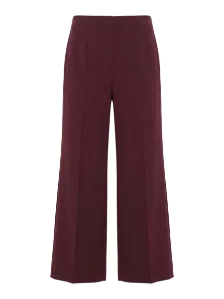 MORE & MORE Pantaloni cu dungă magenta