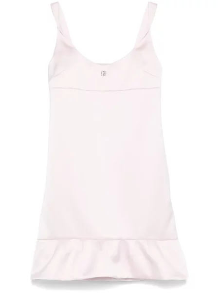 Rochie mini Givenchy din satin de costum roz