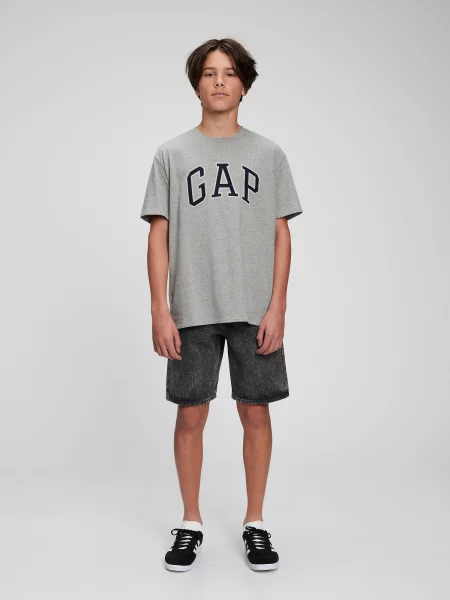 Tricou copii Gap gri