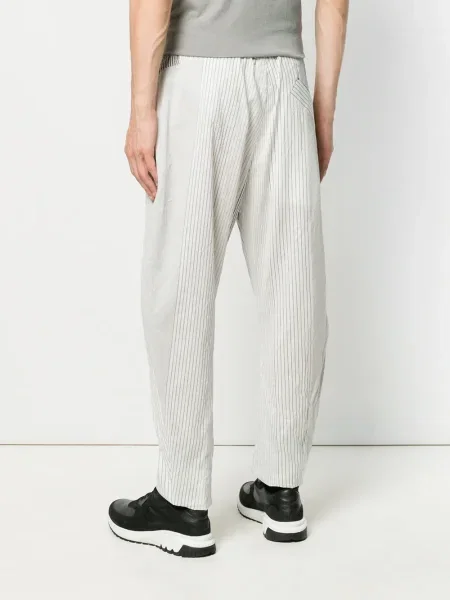 Pantaloni Lost & Found Ria Dunn alb