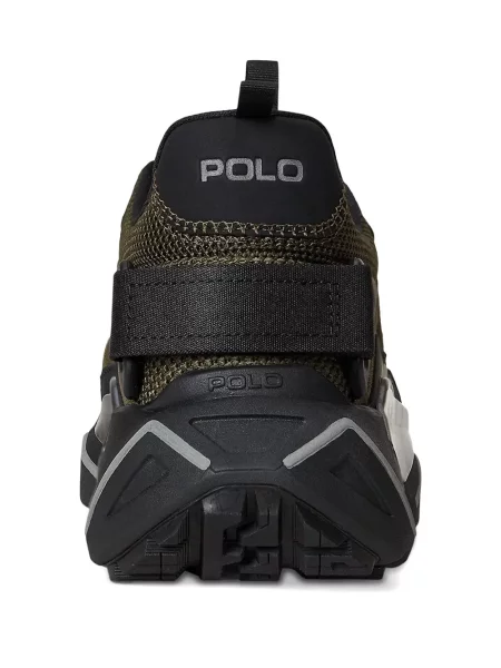 Маратонки Polo Ralph Lauren бродирани кафяво