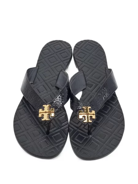 Μενταγιόν Tory Burch με αυτόγραφο μαύρο