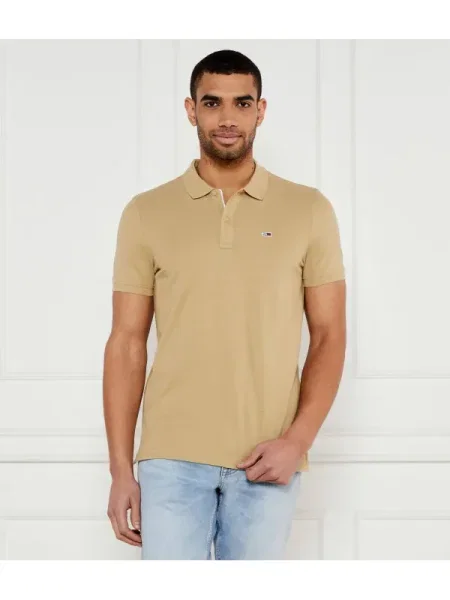 Tommy Jeans Tenisz póló bézs
