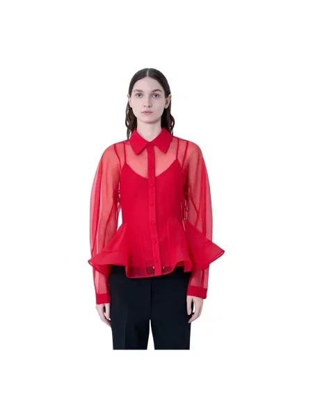 Koszula Ganni czerwona