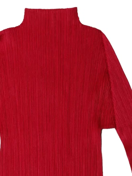 Top Pleats Please Issey Miyake roșu